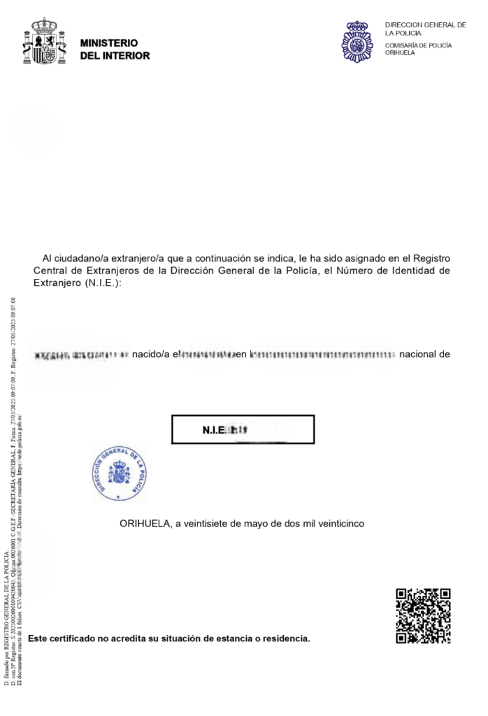 NIE getniealicante.com